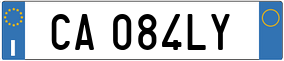 Truck License Plate